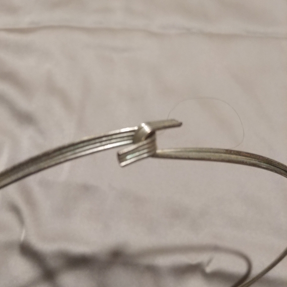 Swirl Silver Coil Necklace - Picture 3 of 3